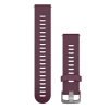 Garmin - Correa Quick Release 20 - Berry Silicone / Stainless Hardware1