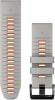 Garmin - Correa de Reemplazo - Quickfit 26 - Gris Niebla/Naranja1