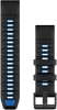 Garmin - Correa de reemplazo Quickfit 22 - Black/Pilot Blue Silicone1