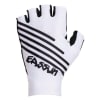 Eassun - Guantes de Ciclismo Cortos Aero - Blanco/Negro1