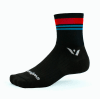Aspire Four - Stripe Red Aqua - Medias - Swiftwick1