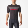 Castelli - Tradizione Jersey - Hombre - Light Black/Dark Gray - Red1