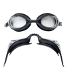 Blueseventy - Lentes para natación Element - Marco Negro/Lunas Transparentes1