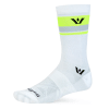 Swiftwick - Aspire Crew (Seven) - White Hi-Viz Stripe - Medias1