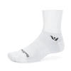 Swiftwick - Aspire Quarter Crew High Circuit (Four) - White - Medias1