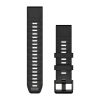 Garmin - Correa de reemplazo Quickfit 22 - Black / Pebble Gray Silicone1