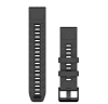 Garmin - Correa de reemplazo Quickfit 22 - Graphite / Black Silicone1