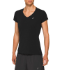 Asics - V-NECK SS Top - Performance Black - Mujer1