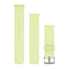 Garmin - Correa Quick Release 22 - Citron Silicone/Silver Hardware (2 Tamaños)1