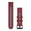 Garmin - Correa de reemplazo Quickfit 22 - Marsala/Graphite Silicone1