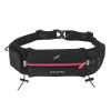 Cinturón porta objetos, porta geles y porta número - Fitletic Ultimate II - negro/rosado1