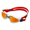 Lentes de Natación - Aqua Sphere - Kayenne Pro - Wh/Gry LMR - Luna Rojo Espejo1
