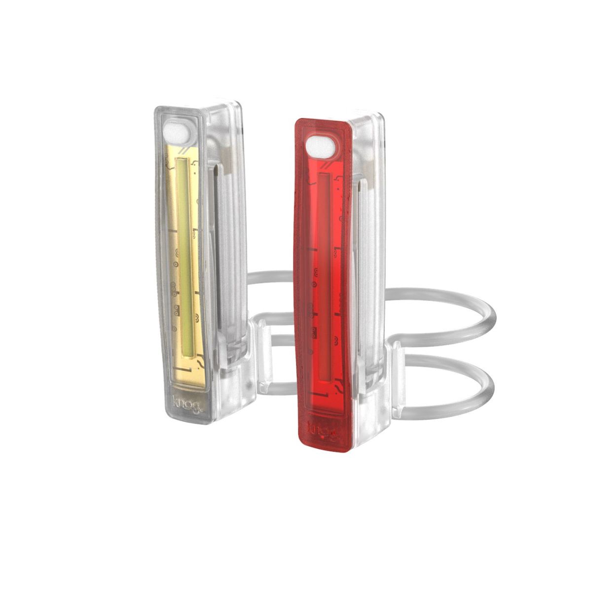 Luz Delantera y Posterior - Knog - Plus Twinpack Blanco/White 1 Luz Delantera y Posterior - Knog - Plus Twinpack Blanco/White 1