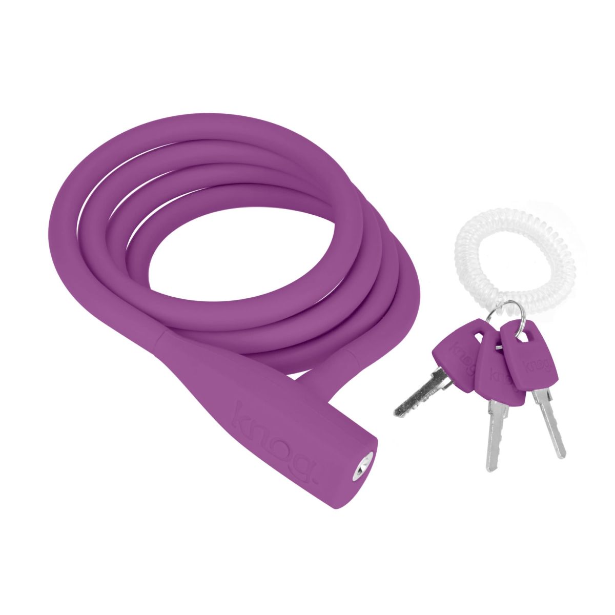 Candado de Bicicleta - Knog - Party Coil 1300mm - Uva 1 Candado de Bicicleta - Knog - Party Coil 1300mm - Uva 1
