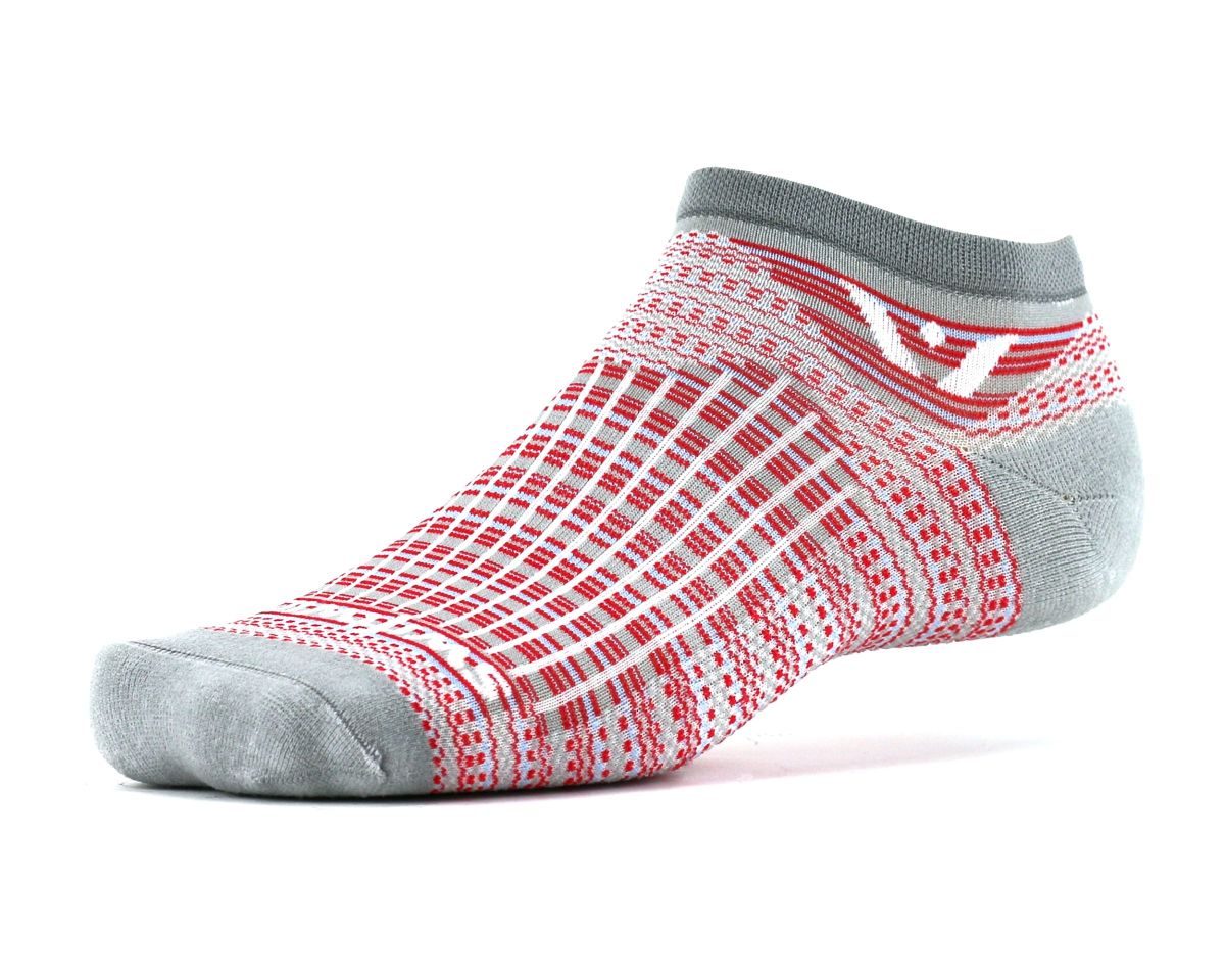 Medias - Swiftwick Aspire Zero - Pewter Strip 1 Medias - Swiftwick Aspire Zero - Pewter Strip 1
