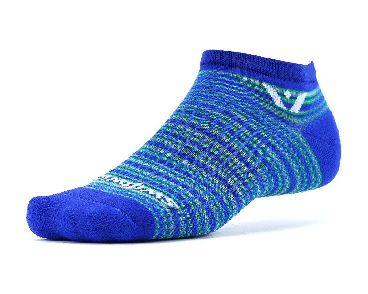 Medias - Swiftwick Aspire Zero - Royal Strip 1 Medias - Swiftwick Aspire Zero - Royal Strip 1