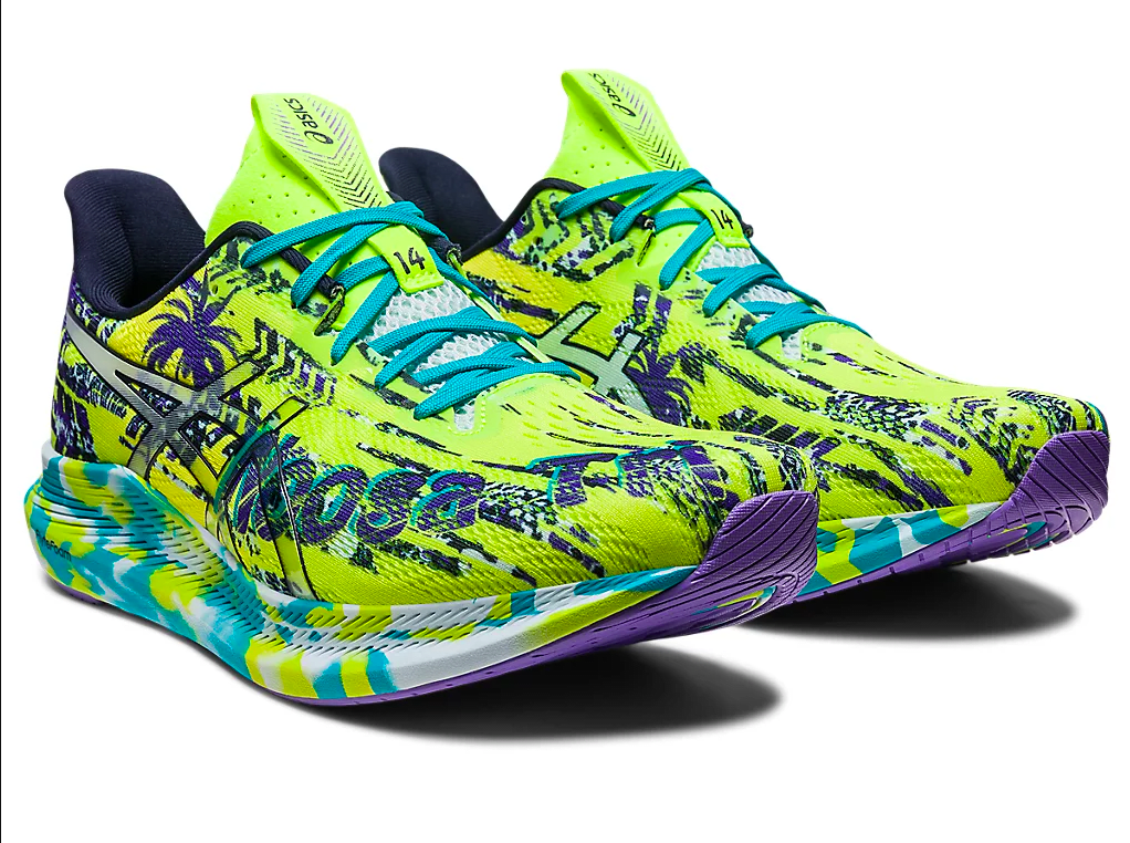 Asics - Noosa Tri 14 - Lime Zest/Sky - Hombre - Neutro/Supinacion