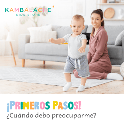 Mi hijo aún no camina, ¿cuándo me debo preocupar?