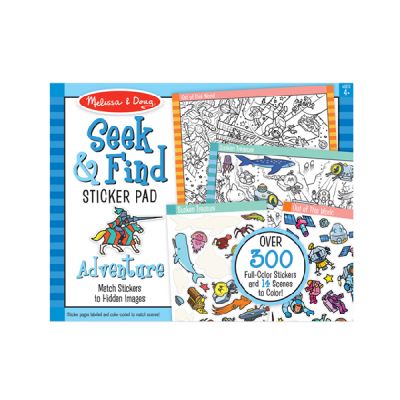 Block De Stickers Busca Y Encuentra Aventura - Melissa & Doug Block De Stickers Busca Y Encuentra Aventura - Melissa & Doug
