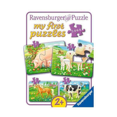 Mi Primer Puzzle Animales De La Granja 2 4 6 Y 8 Piezas - Ravensburger Mi Primer Puzzle Animales De La Granja 2 4 6 Y 8 Piezas - Ravensburger