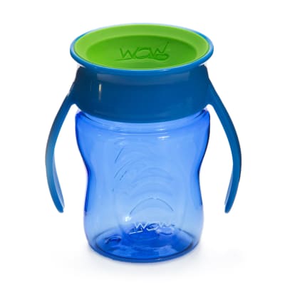 Vaso con Asas Baby Tritan Azul - Wow Cup