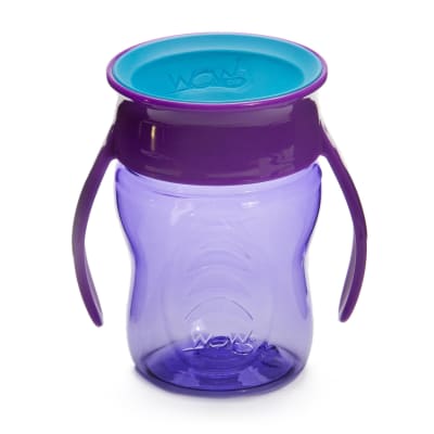 Vaso con Asas Baby Tritan Morado - Wow Cup