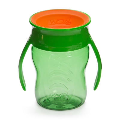Vaso con Asas Baby Tritan Verde - Wow Cup