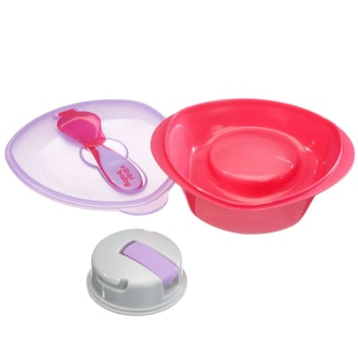 Bowl con Succión Rosado - Vital Baby