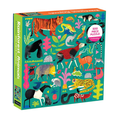 Puzzle Animales de La Selva 500 Piezas - Mideer