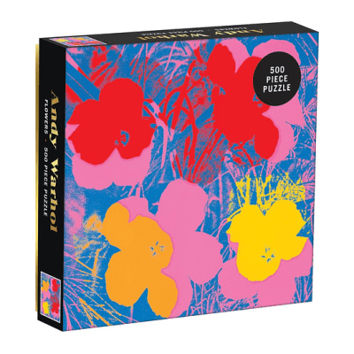 Puzzle 500 Piezas Flores de Andy Warhol - Mudpuppy