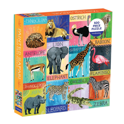 Puzzle 500 Piezas Safari Pintado - Mudpuppy