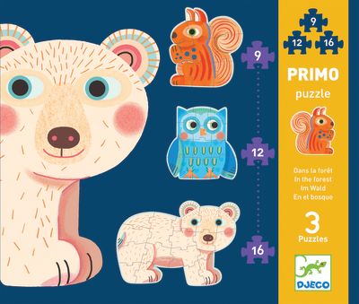 Puzzle Progresivo en El Bosque - Djeco