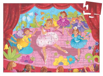 Puzzle Silueta Bailarina 36 Piezas - Djeco