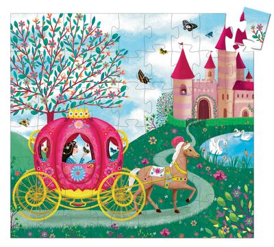 Puzzle Silueta Carroza 54 Piezas - Djeco