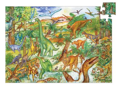 Puzzle Observación Dinosaurios 100 Piezas - Djeco