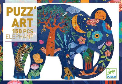 Puzzle Art Elefante 150 Piezas - Djeco