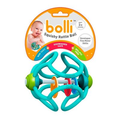 Mordedor Bolli con Sonajero Azul