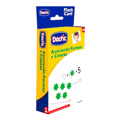 Láminas Asociación Formas Números y Colores - Dactic