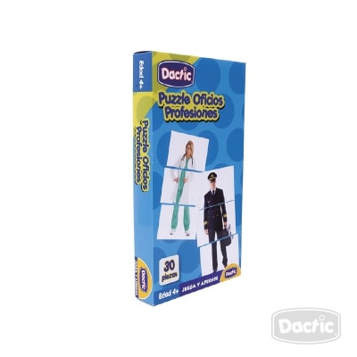 Tarjetas de Asociación Puzzle Oficios y Profesiones - Dactic