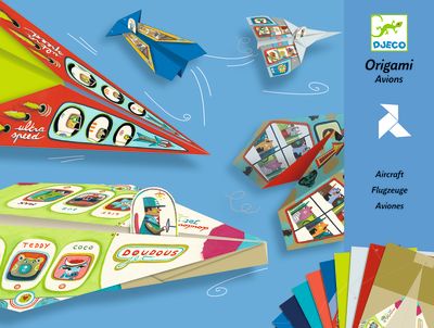 Origami Aviones Celeste - Djeco