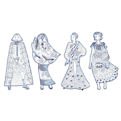 Dibujo para colorear Laura - Djeco