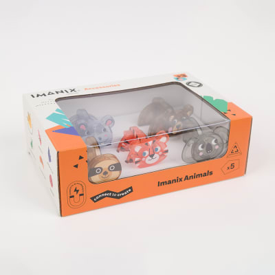 Imanix Animals Wild Savannah 5 piezas - Braintoys