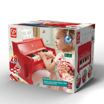 Piano rojo learn with lights - Hape