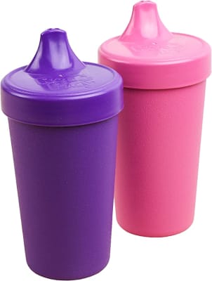 Vaso Antiderrame con Boquilla Dura Morado - Replay