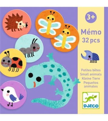 Memorice Animales Pequeños - Djeco
