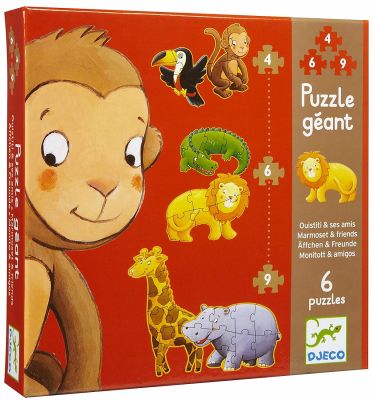 Puzzle Gigante Marmoset y Amigos - Djeco