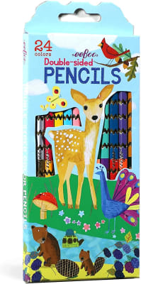 Caja 12 lápices doble colores vida en la tierra - Eeboo