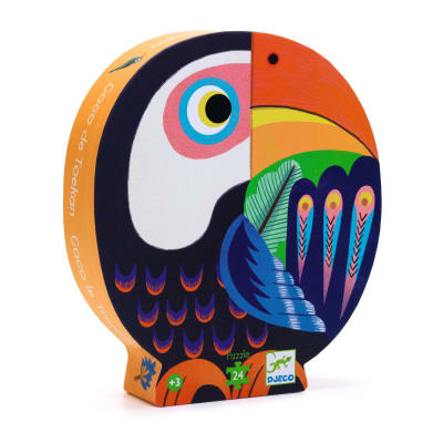 Puzzle Silueta Coco El Tucán 24 Piezas - Djeco
