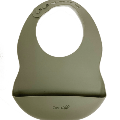 Babero Liso Oliva - Grow Wild