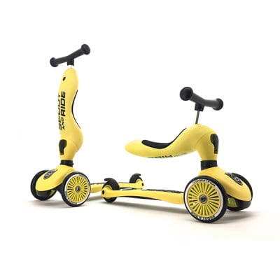 Scooter Monopatín 2 en 1 Highwaykick Lemon - Scoot and Ride